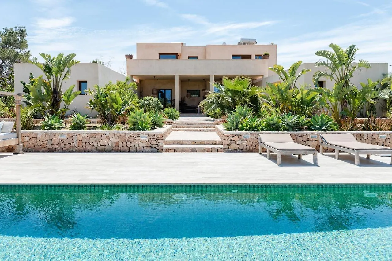 Lavish Ibizan Villa Beautiful Gardens Villa Izarra Private Pool Wonderful Country Views San Jose Sant Antoni de Portmany İspanya